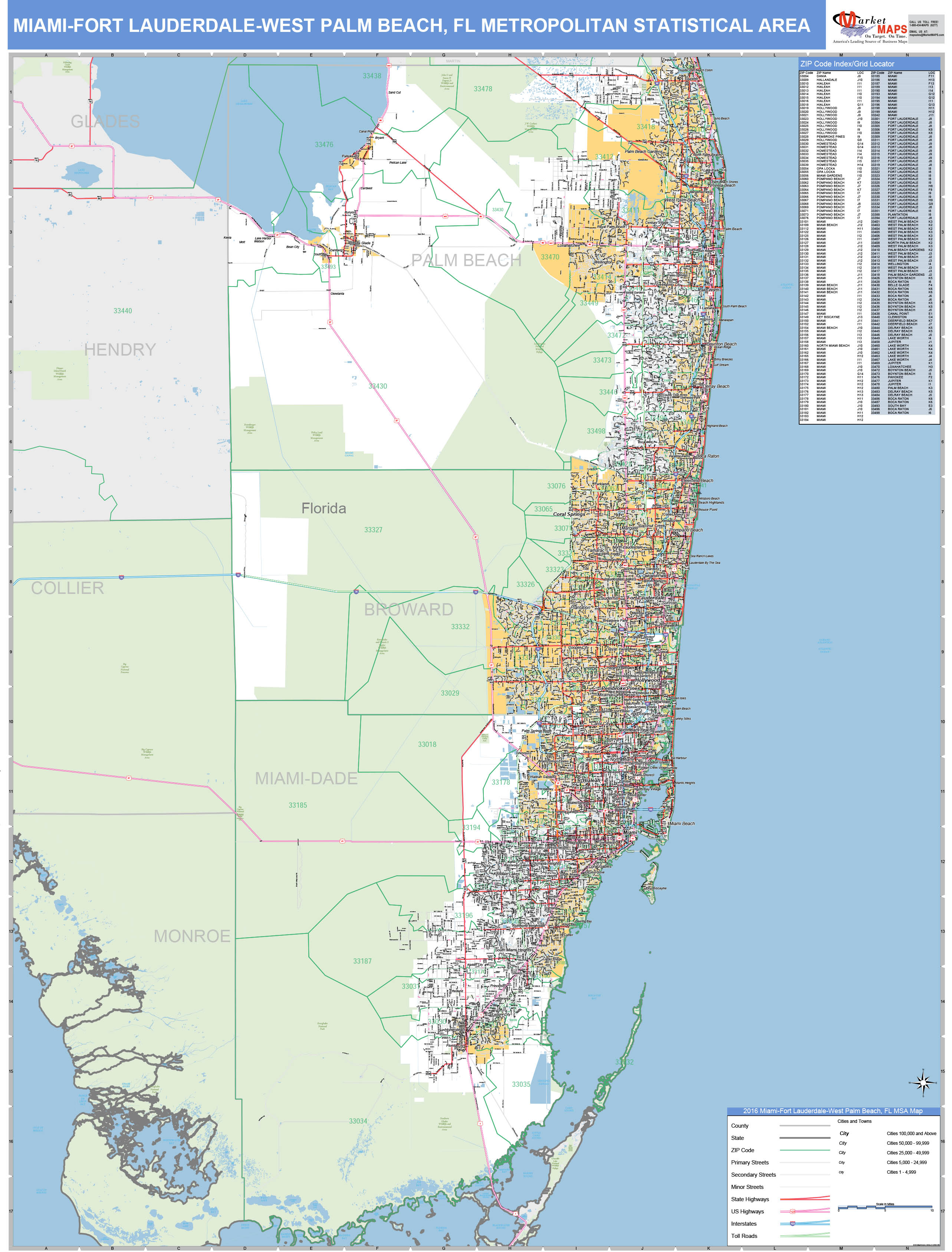 Miami Metropolitan Area Highways Aaccessmaps Highway 6951
