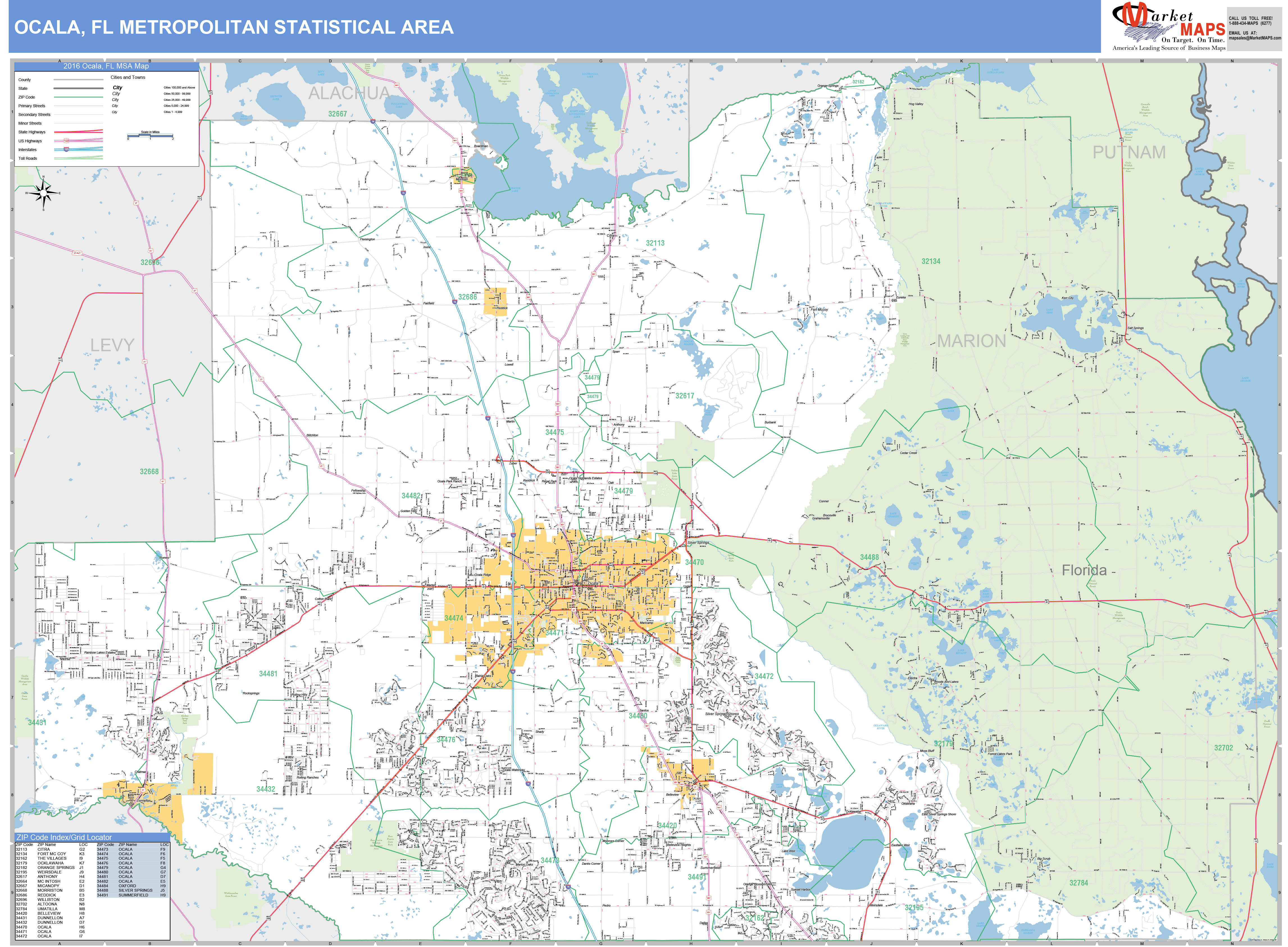 Ocala City Limits Map