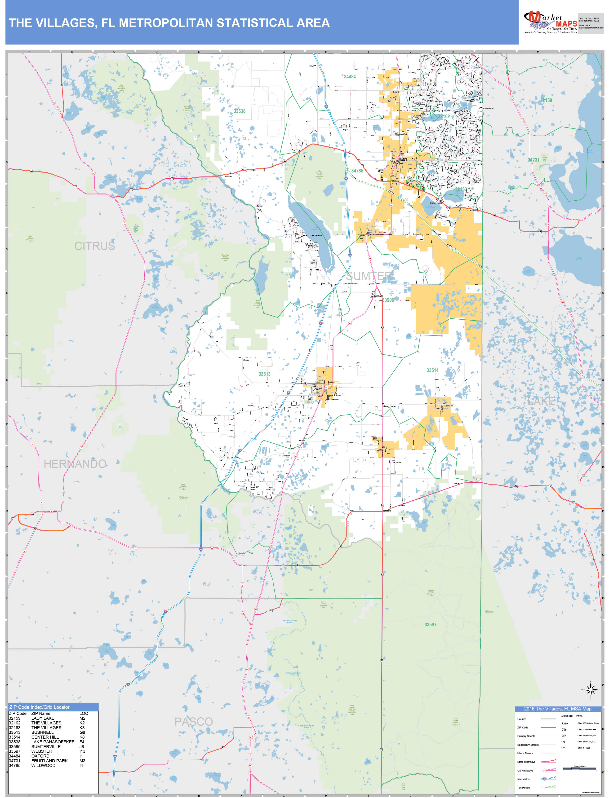 The Villages Map Of Neighborhoods