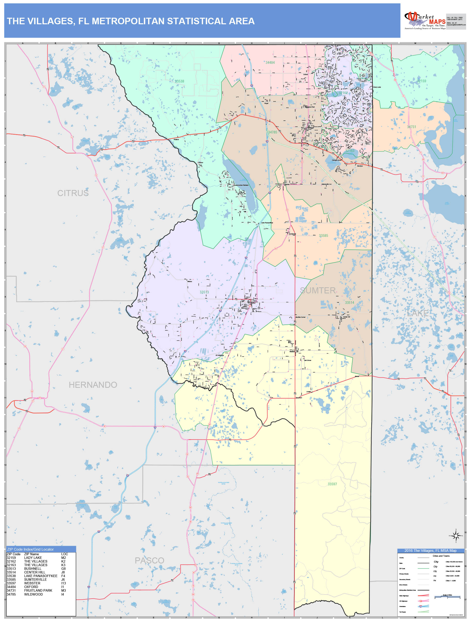 The Villages Map Of Neighborhoods