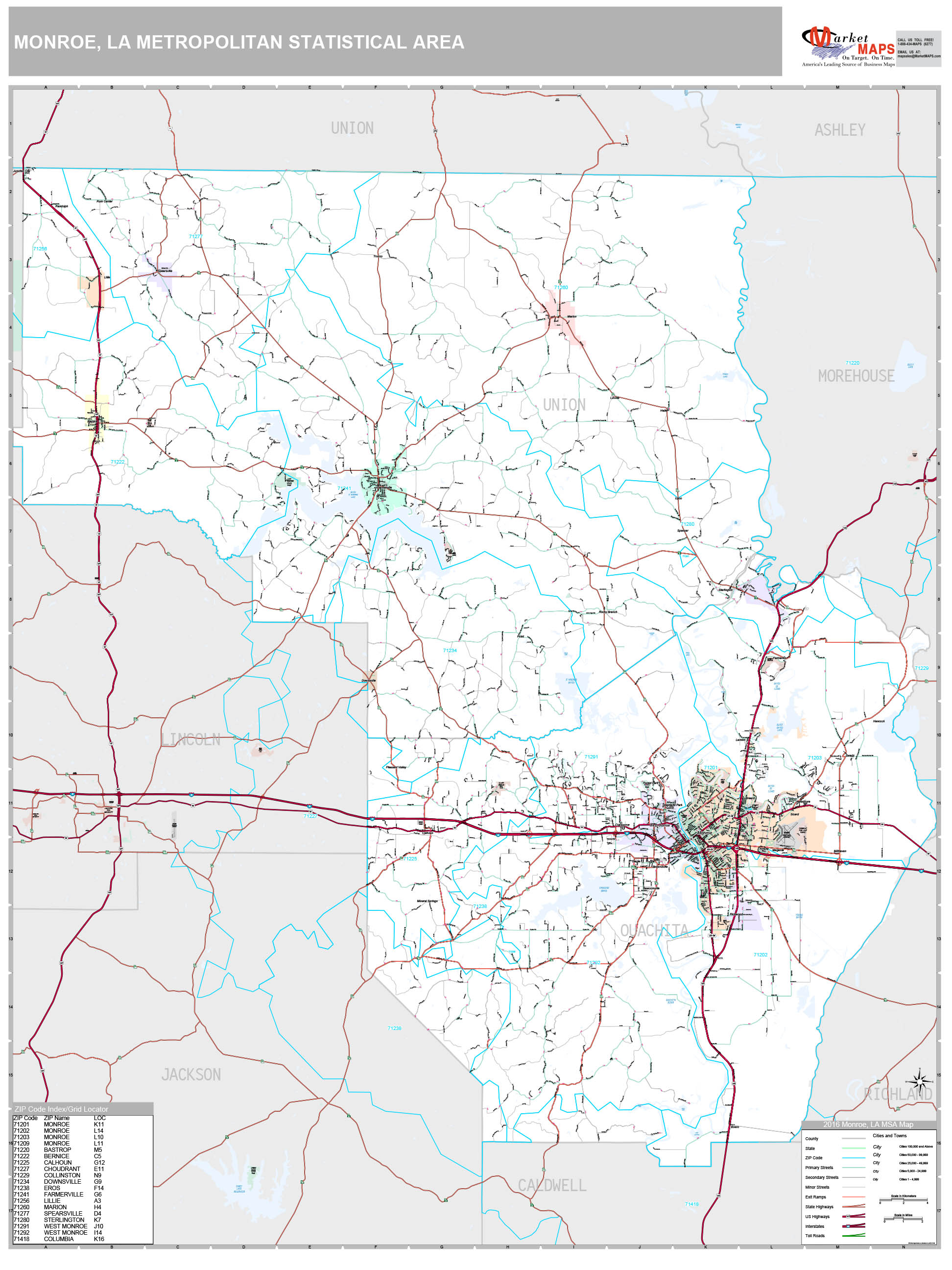 Huntsville Al Metro Area Wall Map Premium Style By Ma 6034
