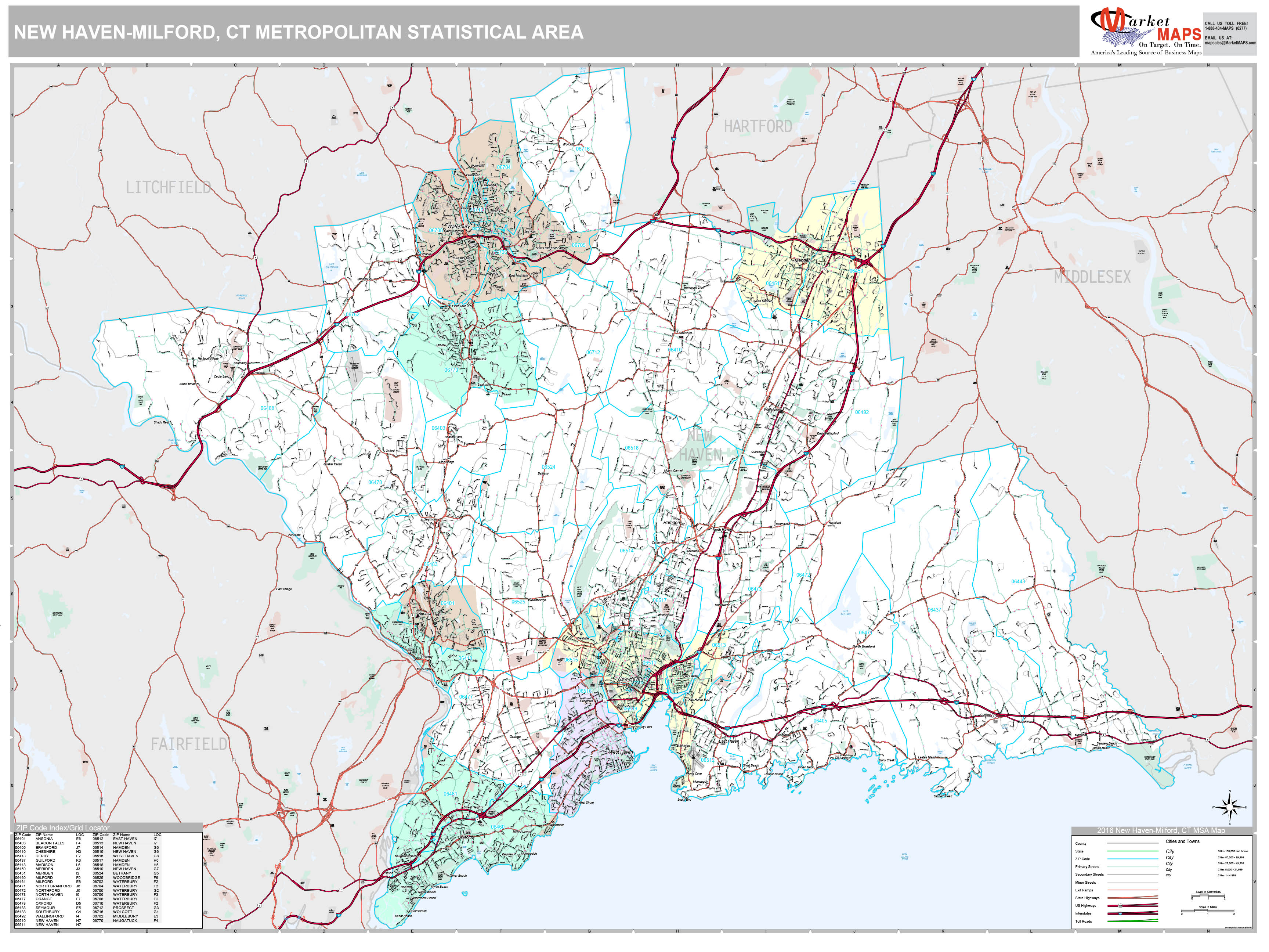 Milford Connecticut Wall Map Premium Style By Marketm - vrogue.co