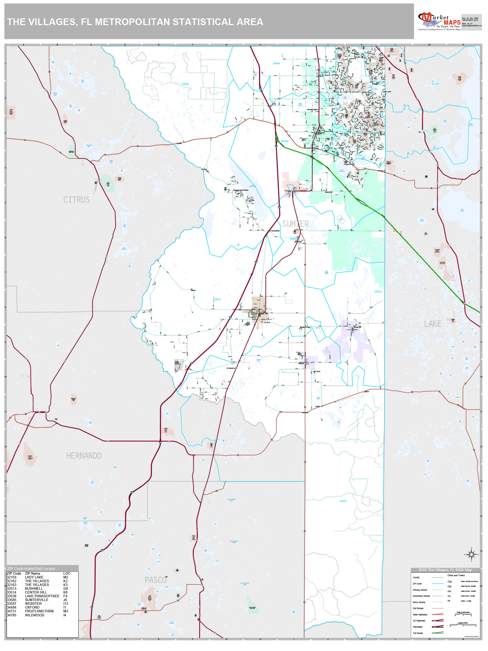 The Villages Map Of Neighborhoods