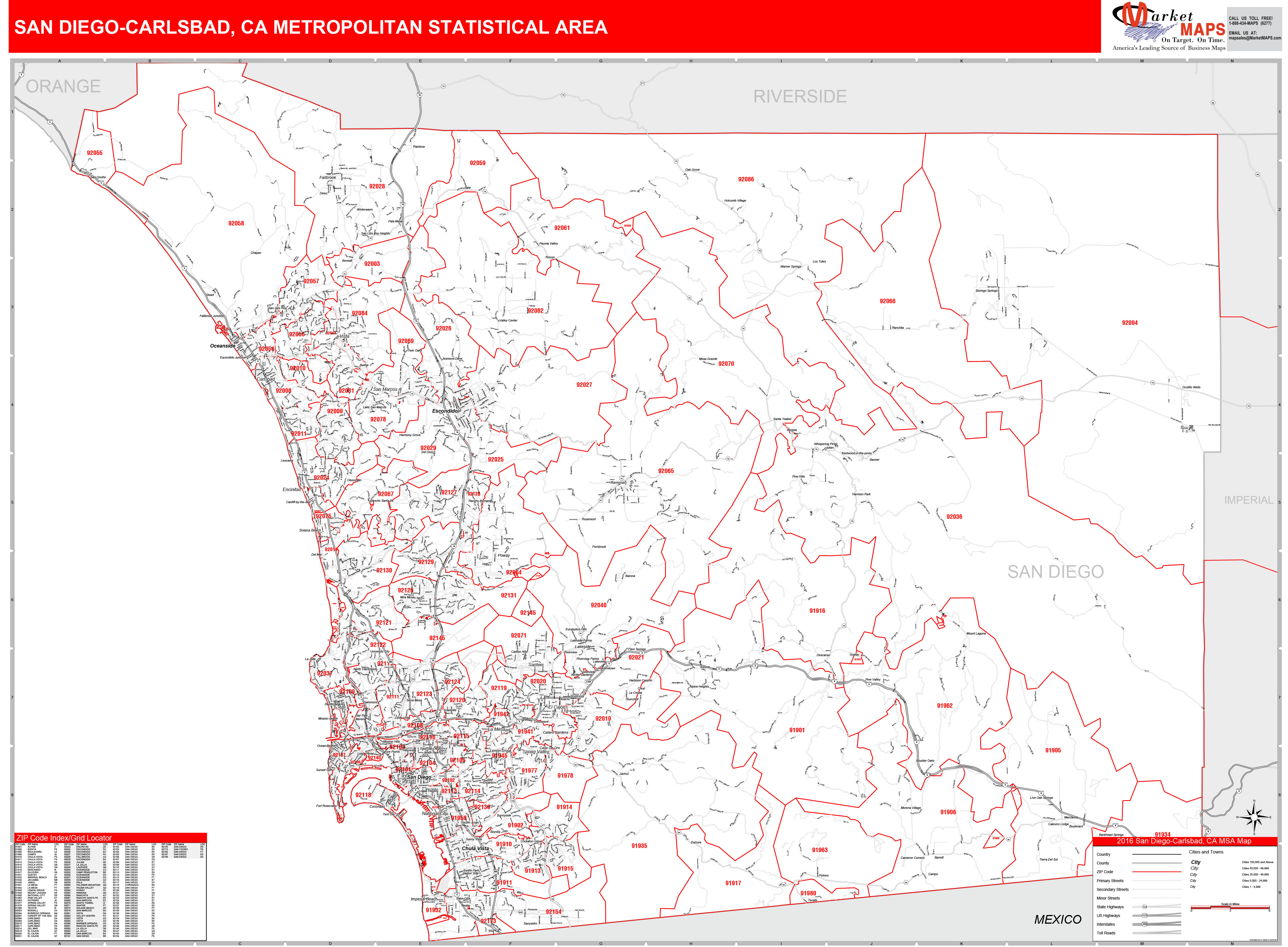 Carlsbad California Wall Map Premium Style By Marketm