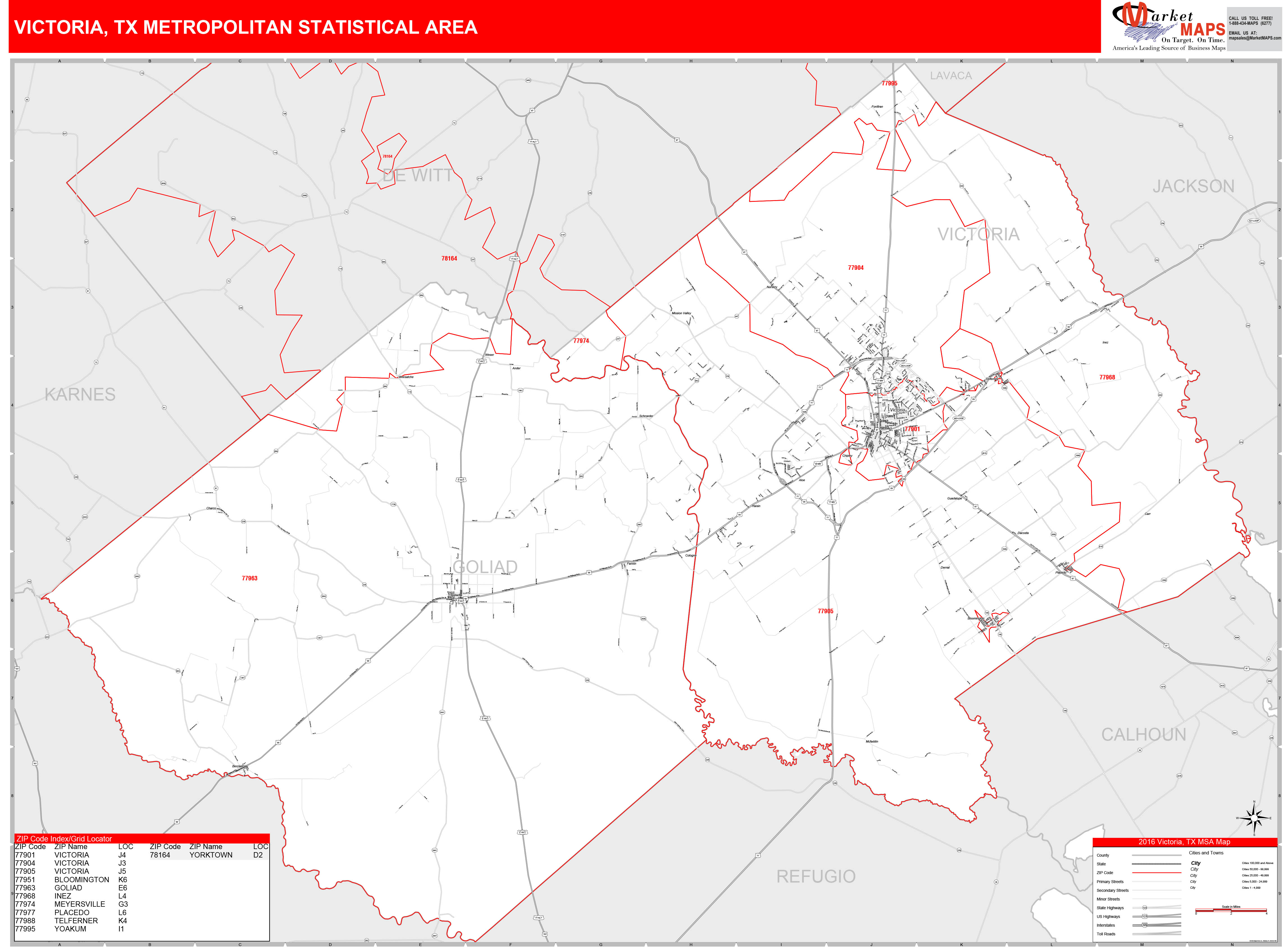 Street Map Of Victoria Texas