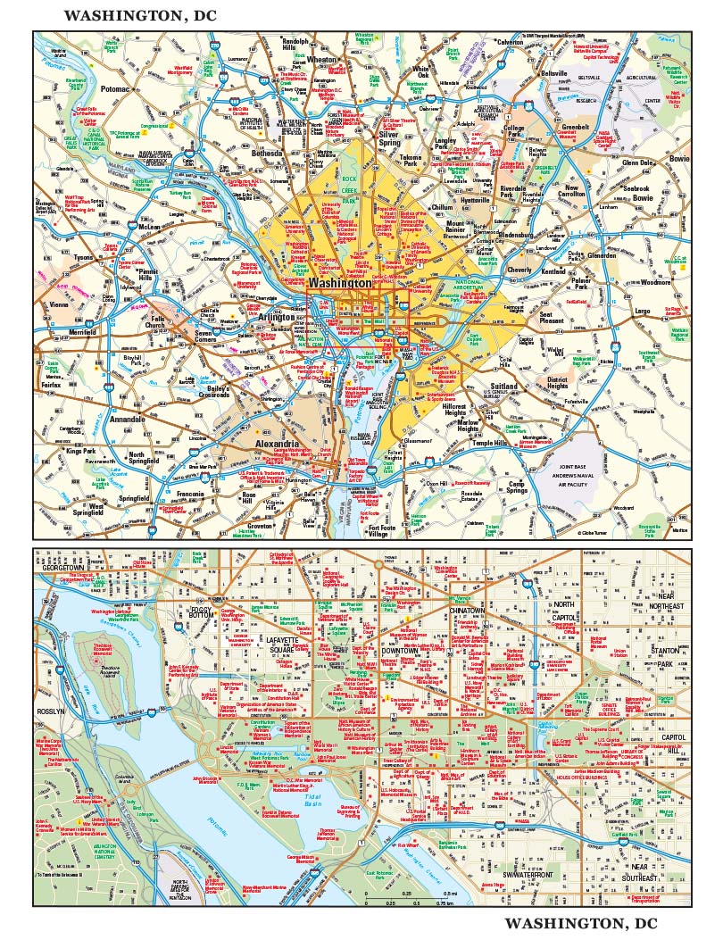 Washington Dc Map Of America - United States Map