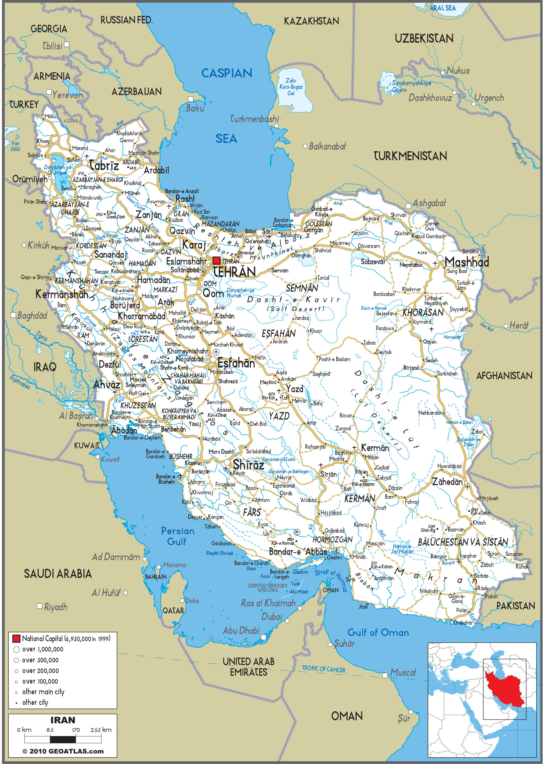 Iran Road Map   IRANroad 