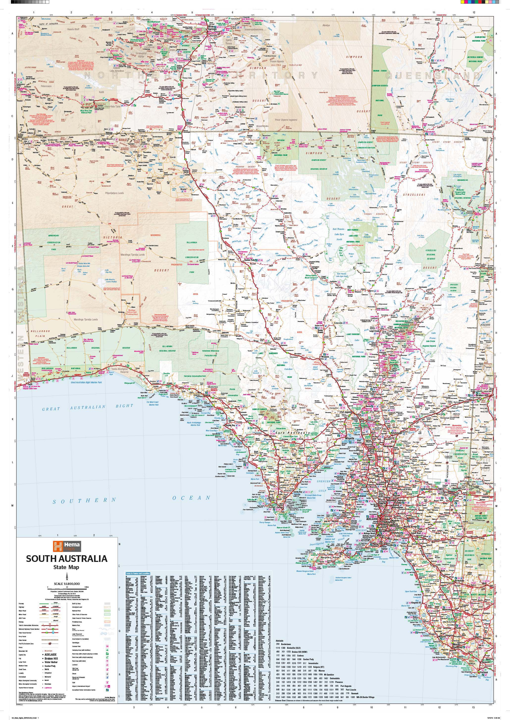 South Australia Map