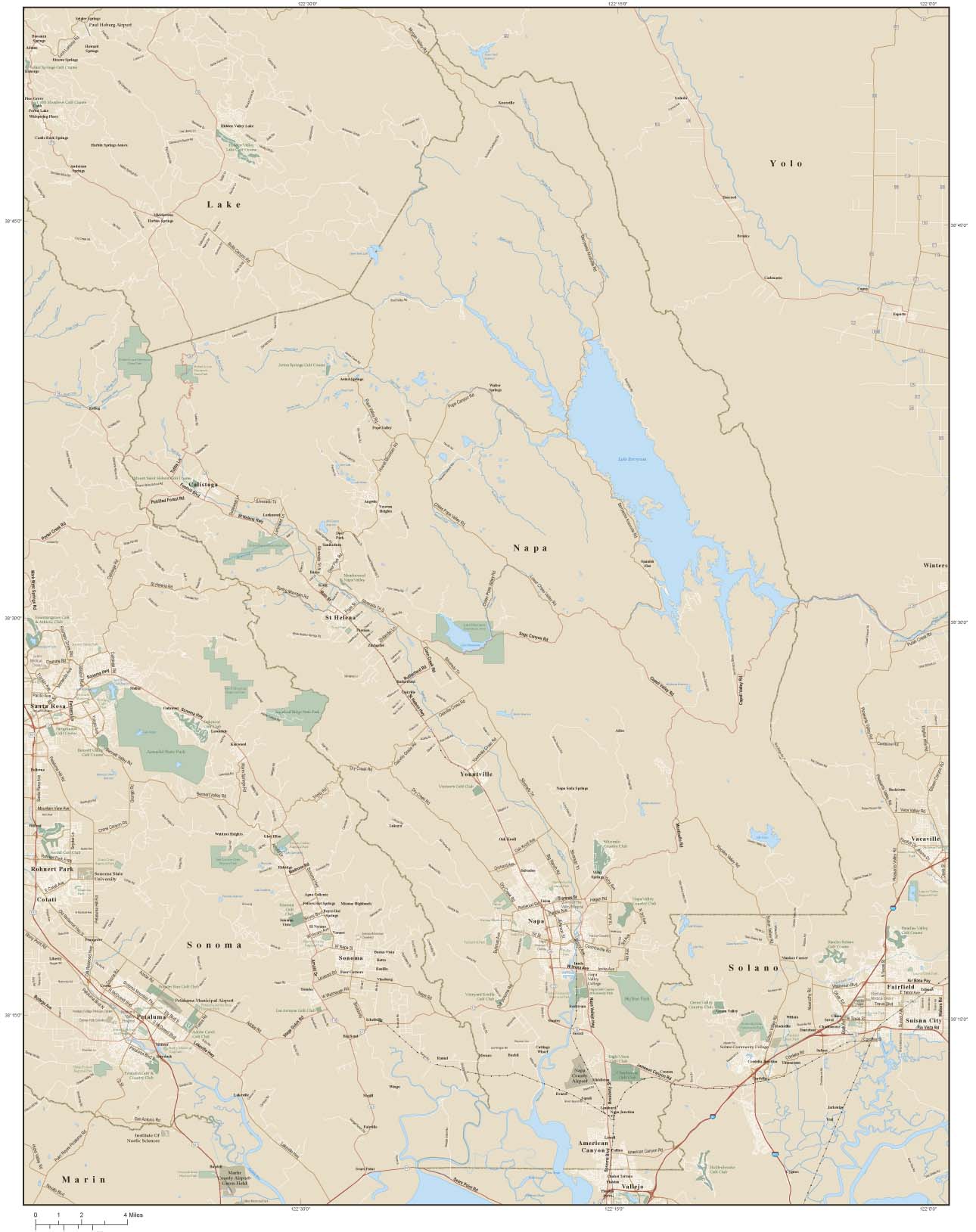 napa county parcel map