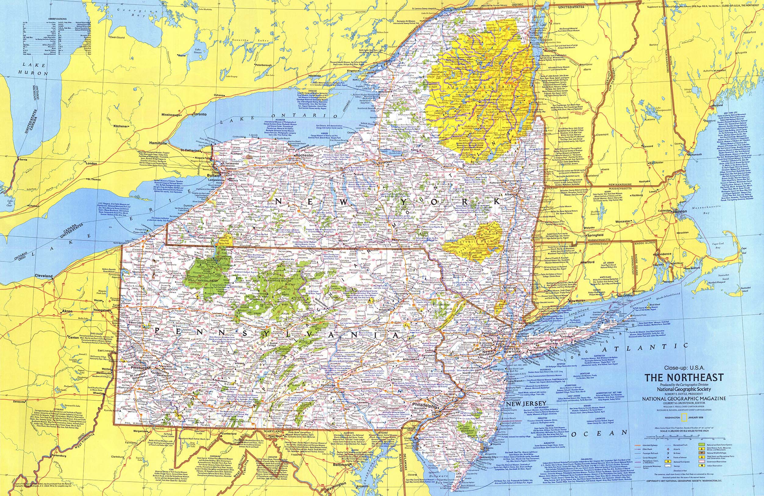 United States North Map