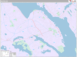 Halifax Wall Map Premium Style 2025