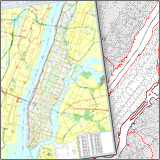 New York Wall Map