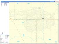 Visalia Wall Map