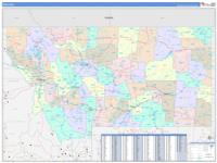 Montana Wall Map