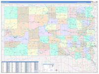 South Dakota Wall Map