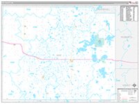 Day, Sd Carrier Route Wall Map