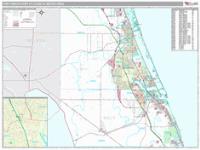 Fort Pierce Port St. Lucie Metro Area Wall Map