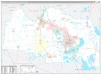 Gainesville Metro Area Wall Map