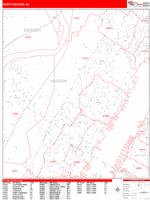 North Bergen Wall Map Zip Code