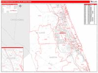 Fort Pierce Port St. Lucie Metro Area Wall Map