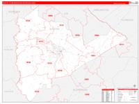 Sumter Metro Area Wall Map