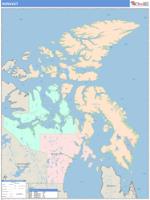 Nunavut Wall Map