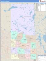 Saskatchewan Wall Map