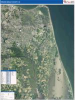 Virginia Beach , Va Wall Map
