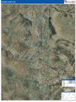 Alfalfa , Ok Wall Map
