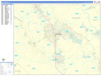 Santa Rosa California Zip Code Wall Map (Red Line Style) by MarketMAPS ...