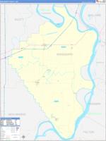 Mississippi, Mo Wall Map Zip Code