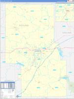 Richland, Oh Wall Map Zip Code