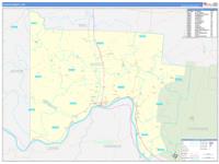 Scioto, Oh Wall Map Zip Code