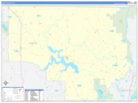 Union Parish (), La Wall Map Zip Code