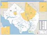 Cumberland, Nj Carrier Route Wall Map