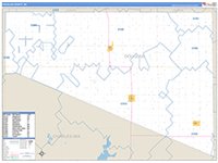 Douglas, Sd Carrier Route Wall Map