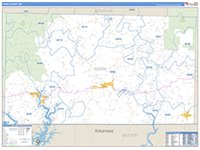 Ozark, Mo Carrier Route Wall Map