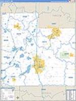 Rice, Mn Carrier Route Wall Map