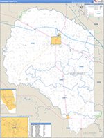 Suwannee, Fl Carrier Route Wall Map