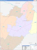 Cumberland, Va Wall Map