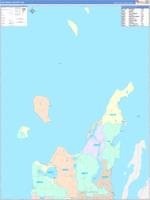 Leelanau, Mi Wall Map