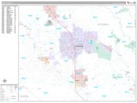 Santa Rosa California Zip Code Wall Map (Red Line Style) by MarketMAPS ...