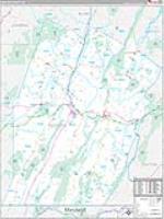 Bedford, Pa Wall Map Zip Code
