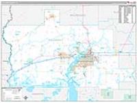 Calcasieu Parish (), La Wall Map Zip Code