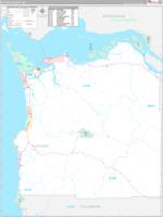 Clatsop, Or Wall Map