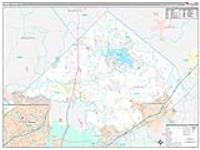 Comal, Tx Wall Map Zip Code