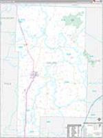 Dallas, Mo Wall Map Zip Code