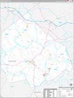 Greene, Nc Wall Map Zip Code