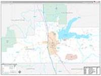 Grenada, Ms Wall Map Zip Code