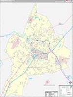 Harrisonburg, Va Wall Map Zip Code